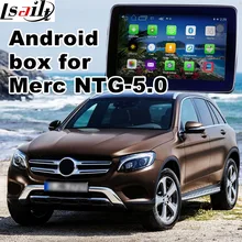Android 6.0 GPS caixa de navegação para Mercedes benz GLC NTG 5.0 caixa de interface de vídeo caixa de ligação espelho waze igonavi X253 360 panorama