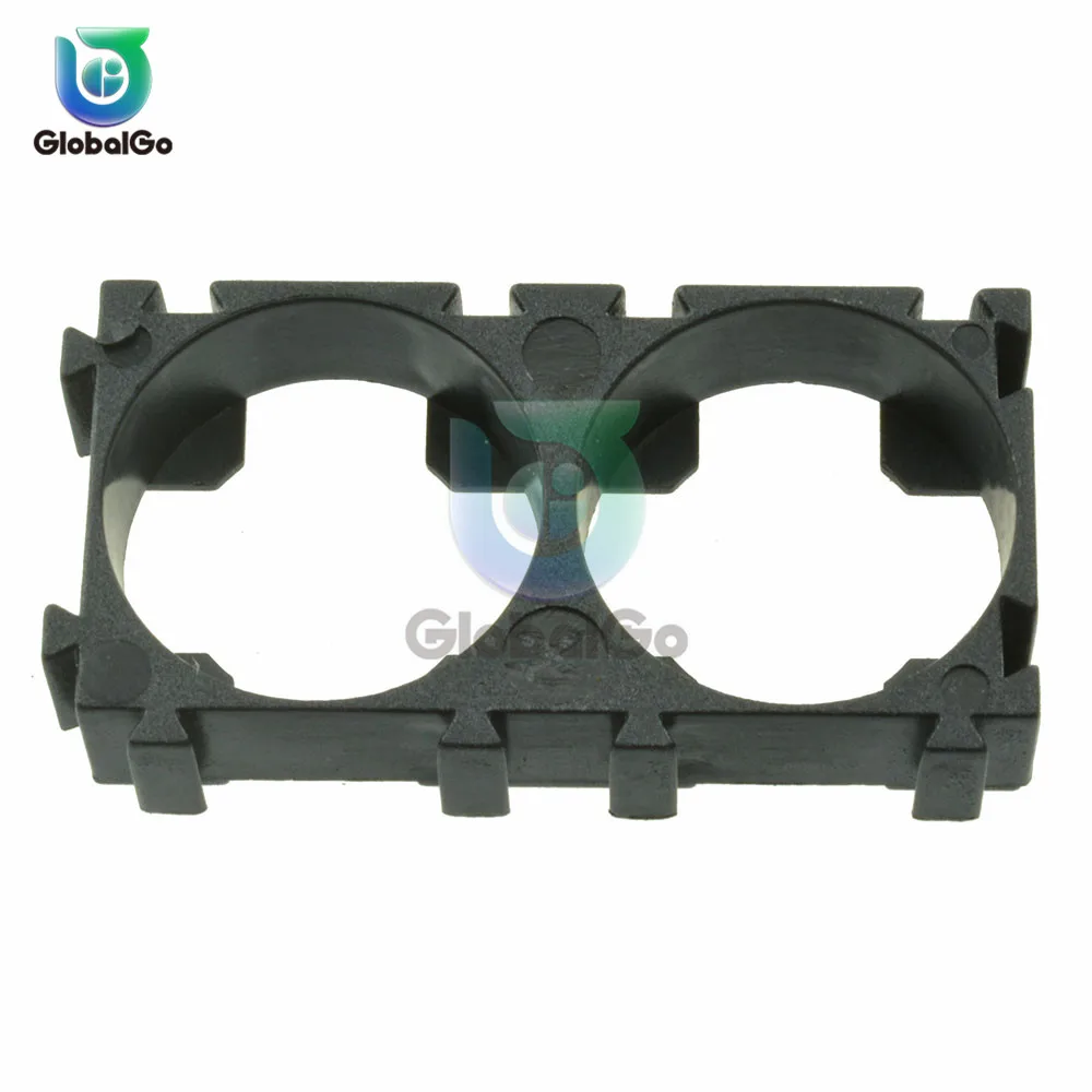 

20pcs/Lot 1X2 Cell 18650 Battery Holder Bracket DIY Cylindrical Pack Fixture Battery Shell EV Pack Plastic Heat Holder Bracket