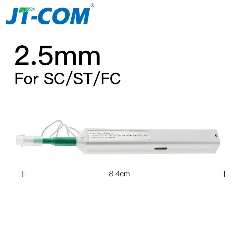 SC один клик очиститель волоконно-оптический разъем очистки инструмент 1,25 мм 2,5 мм универсальный разъем волоконно-оптическая чистящая ручка