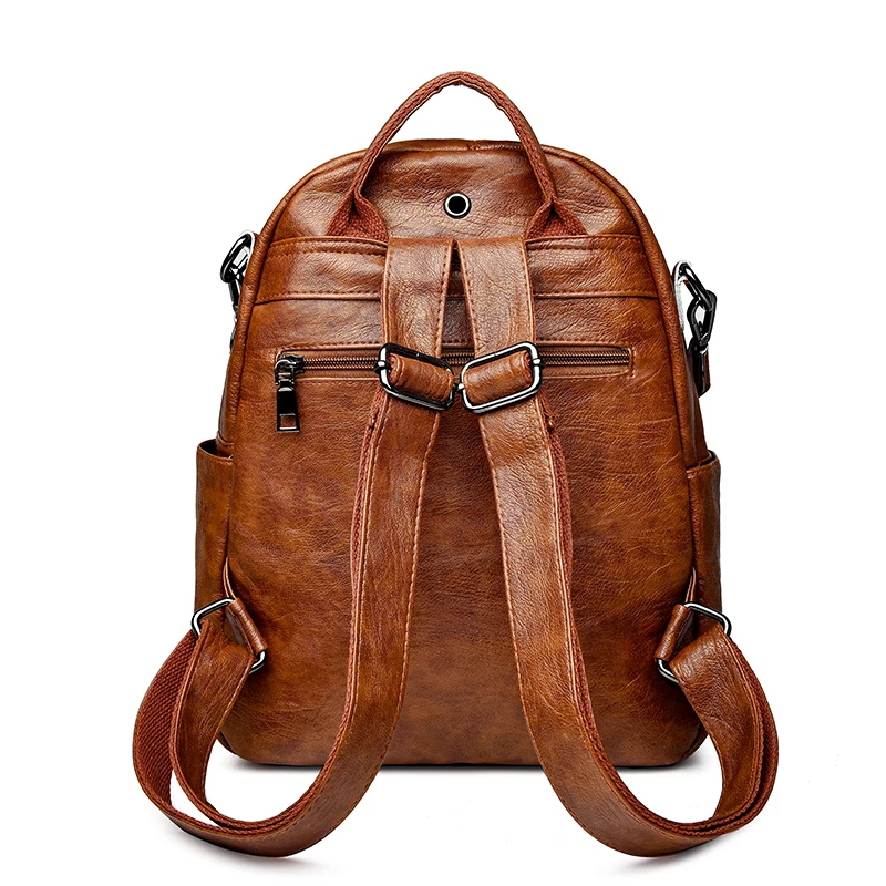 Повседневное рюкзак женская мода женские кожаные рюкзаки Back Pack обувь для девочек