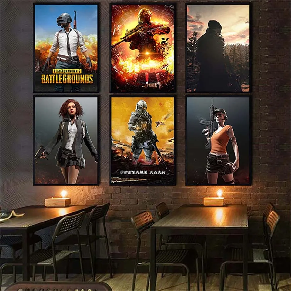 

Canvas Hd Printed Wall Art Poster 1 Pieces Pubg Game Painting Modern Home Decoration Modular Picture Framework For Living Room