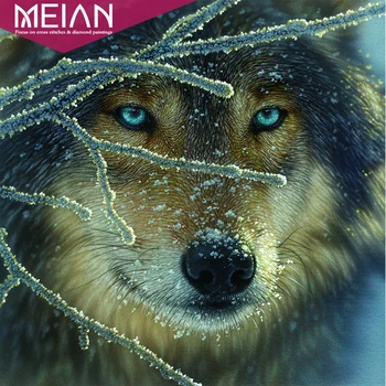 

Wolf Animal DIY Diamond Painting Home Decor Rhinestone painting 3D cross stitch kits Full Resin mosaic embroidery Needleworks