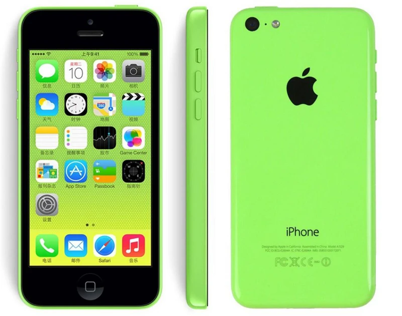 Original Unlocked Apple iPhone 5C iOS Dual Core 8GB/16GB/32GB 8MP Camera 4.0 inches WIFI GPS 3G Cell Phone ios cell phone