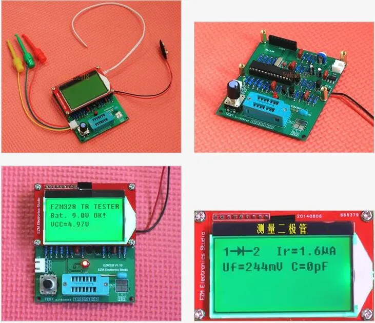 Mega328 Транзистор тестер ESR частота LCR диодный конденсатор метр PWM кальмарер с чехлом