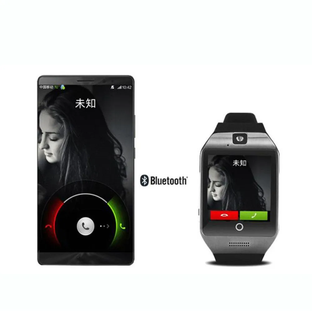 018 Q18 Bluetooth Смарт часы GSM камера TF карта телефон наручные часы для Android Носимых устройств relogio inteligente reloj