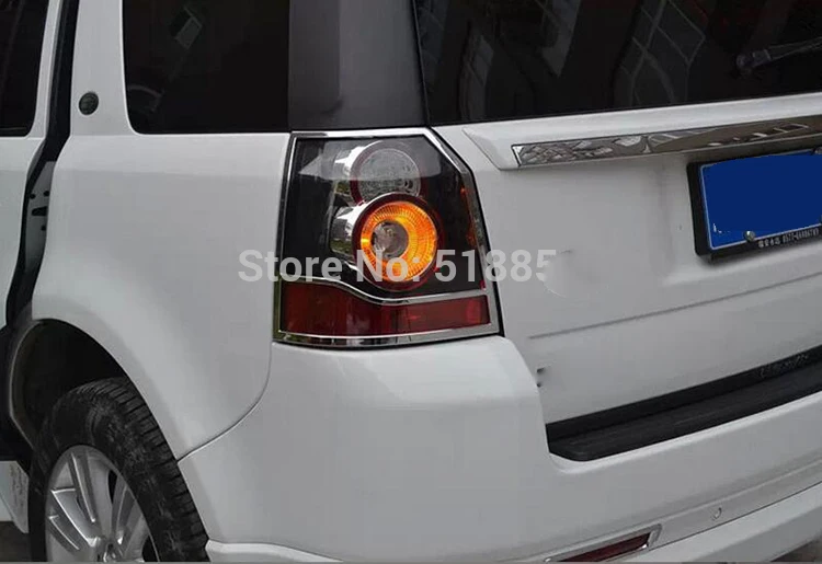 Аксессуары подходят для 2012- LAND ROVER FREELANDER 2 LR2 хром задний фонарь абажур для лампы с металлическим каркаксом рамы под заказ 2 шт./компл