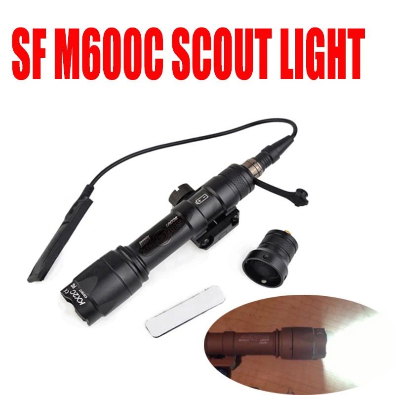

Element M600C LED Weapon pistol Rail Hunting 360 Lumen Flashlight M600 Series Scout Light (EX 072)