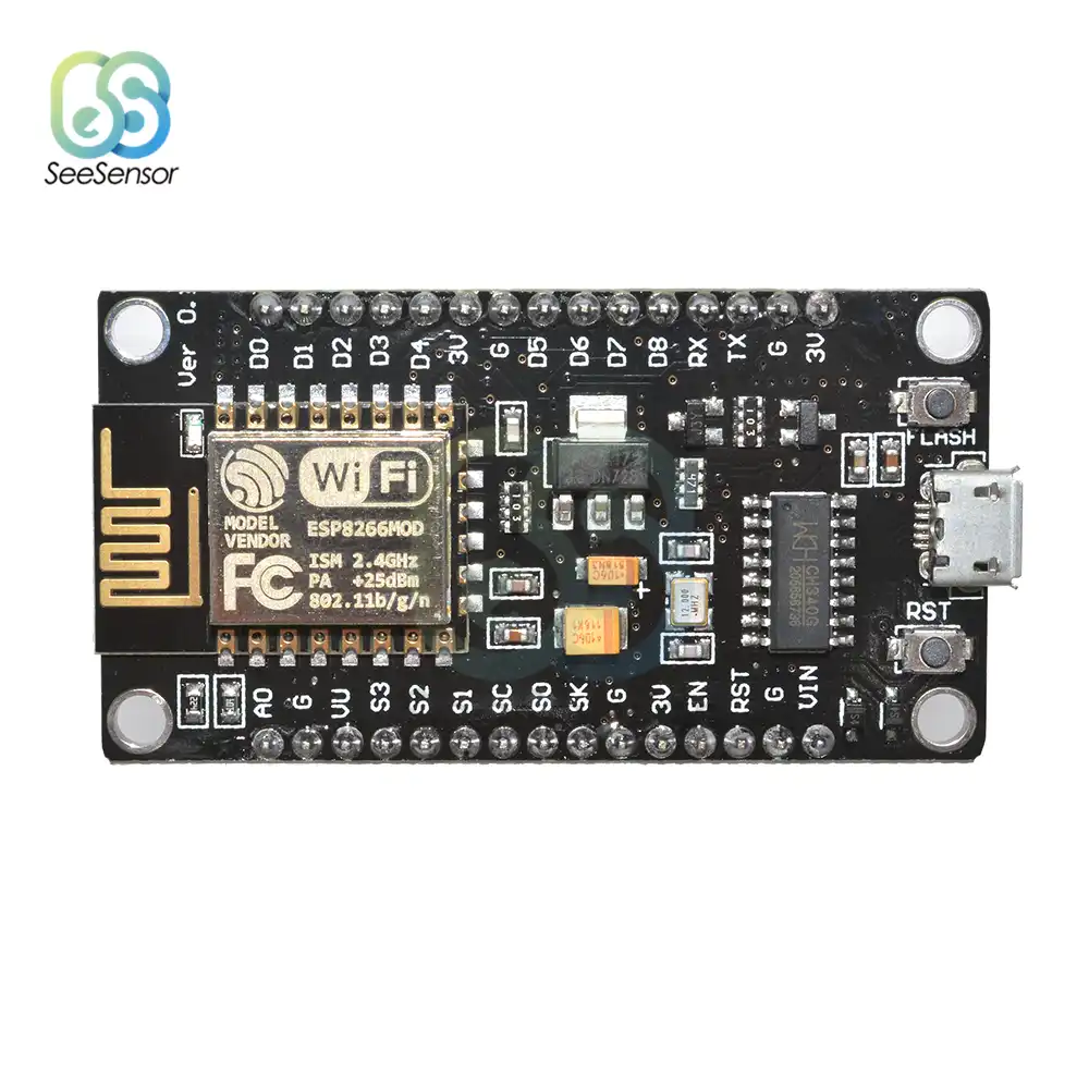 CH340G NodeMcu Wireless WIFI Module Connector Board Replace ESP-12E ESP8266 S/&K