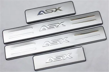 

stainless steel scuff plate door sill 4pcs/set car accessories Car styling for 2011 2012 2013 Mitsubishi ASX