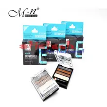 Ems или dhl 500 шт menow Pretty трехмерная стойкая пудра для бровей 4 варианта цвета