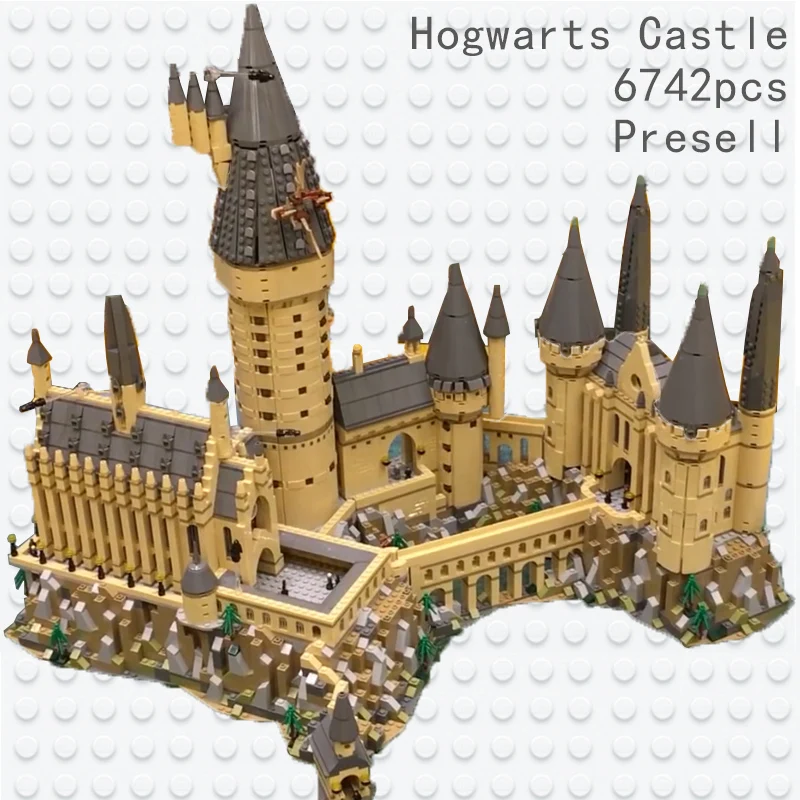

Lepin 16060 Harry Movie Series The Legoinglys 71043 Hogwarts Castle Set Building Blocks Bricks House Model Christmas Kids Toys