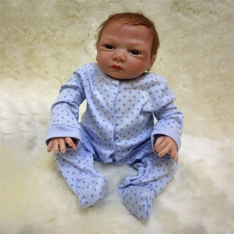 Куклы для новорожденных; Bebe Reborn Dolls; 46 см; мягкая виниловая силиконовая кукла для новорожденных; милые игрушки для девочек; подарок на день рождения для мальчиков