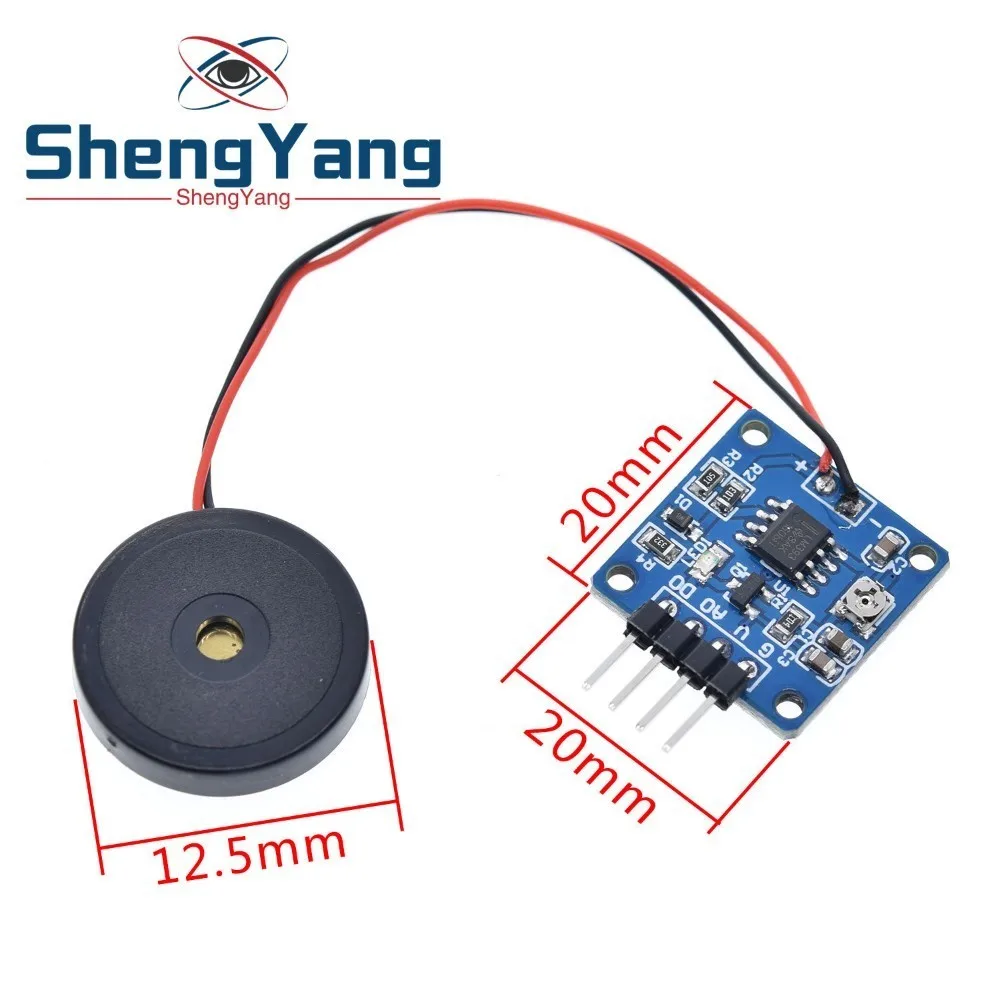 ShengYang 5V пьезоэлектрический фильм переключатель датчика вибрации модуль ttl выход уровня для Arduino