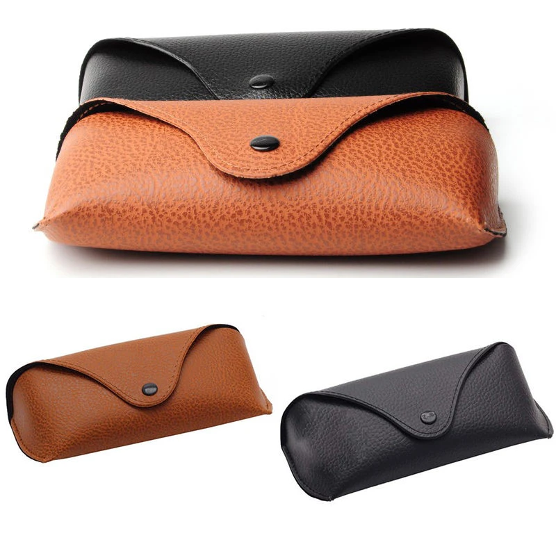 

Mayitr Men Women Protable Leather Glasses Case 2 Colors High Quality Sunglasses Eyeglasses Storage Holder Box Bag