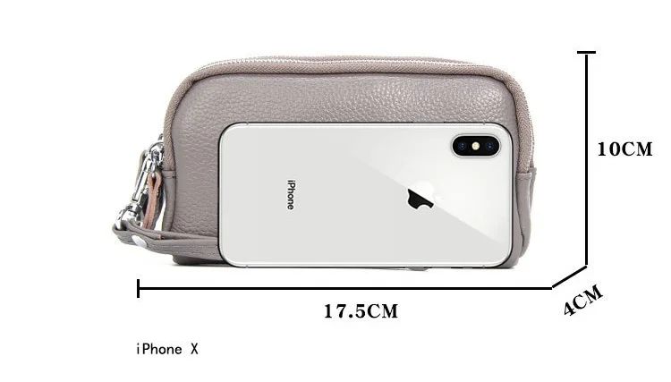 camadas zíper bolsa de pulso grande capacidade