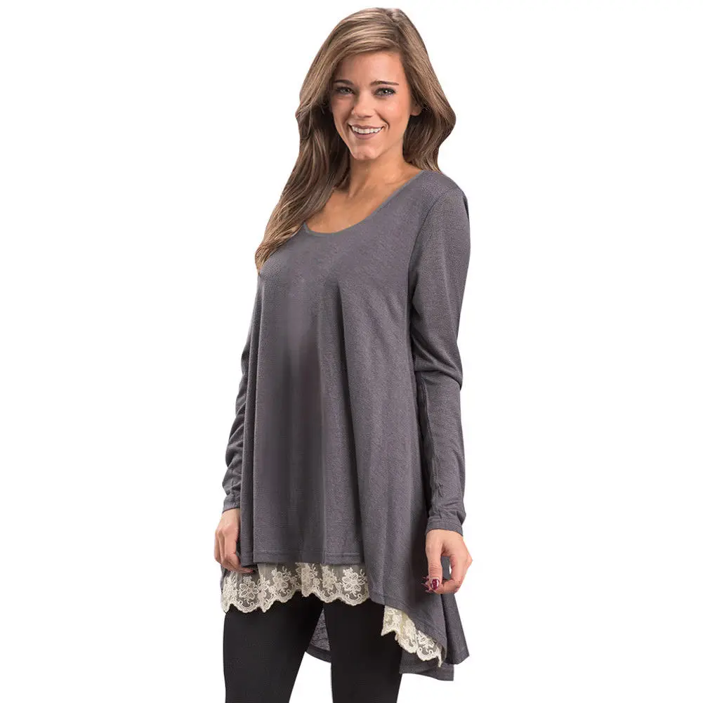 2017 New Autumn Vintage Women Long Sleeve Tunic Kaftan