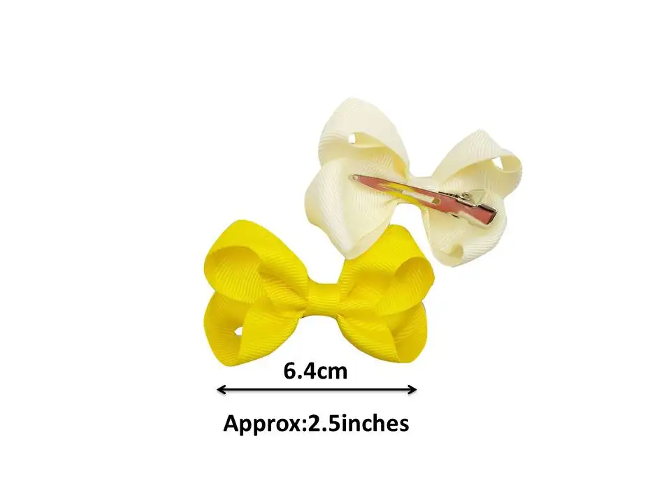 2," однотонная, маленькая, с бантом, для девочек заколка для причёски 100 шт