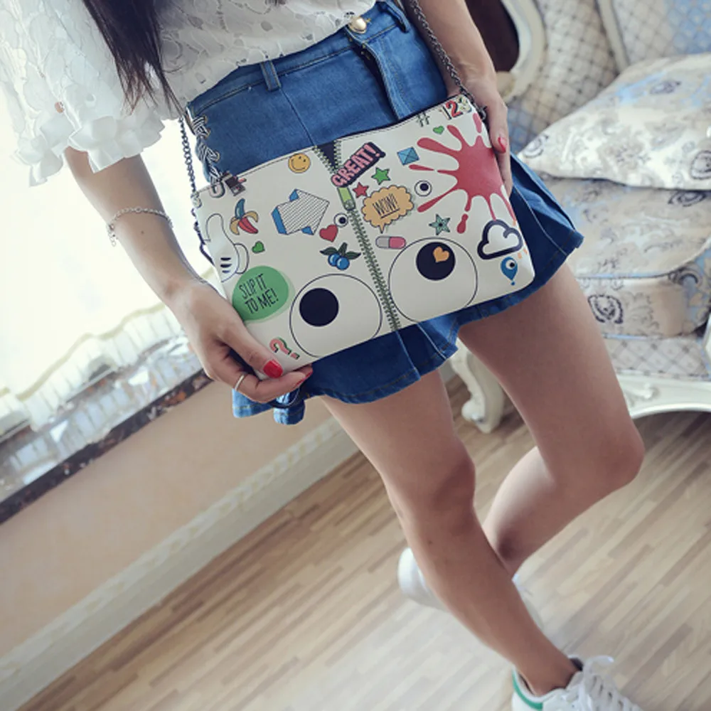 

New Fashion Lady Chain Leather HandBag Purse Women Shoulder Envelope Bag Tote Crossbody Messenger Bags Purses And Handbags
