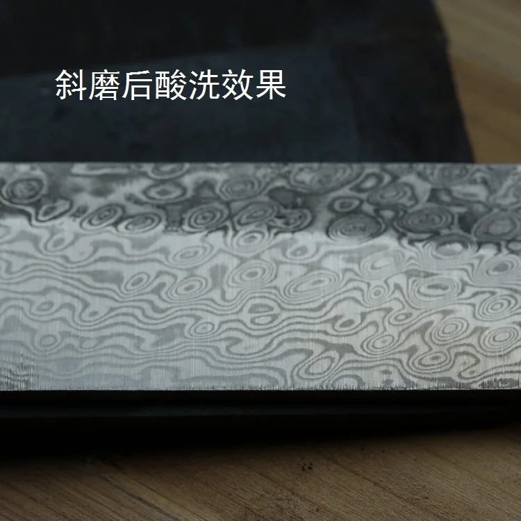 Высокоуглеродистая Дамасская заготовка Дамасская сталь заготовки HRC57 нож DIY лезвия заготовки