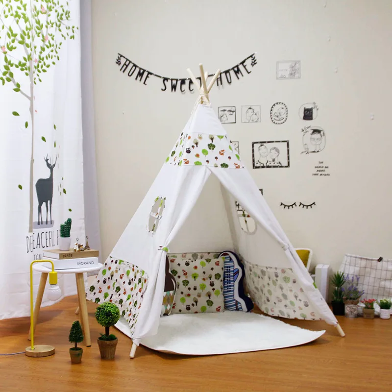 Детская палатка Украшение Крытый мальчик игровой дом Детская индийская палатка женское сокровище принцесса комнатная палатка для детей