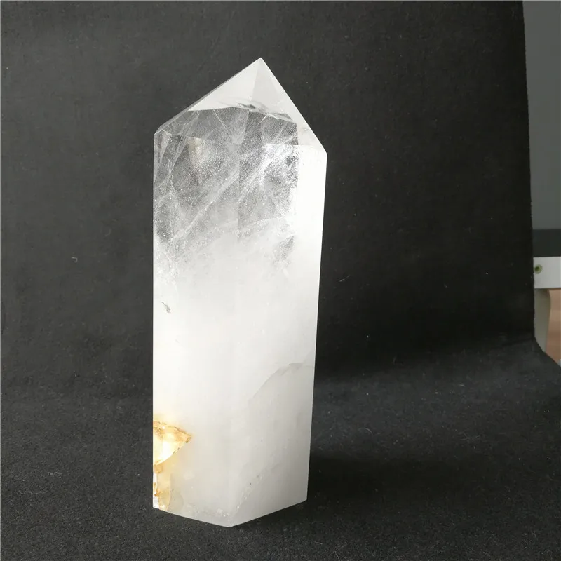 New Rare !!! 1.35kg AAA Long Natural Clear Quartz Single Terminated