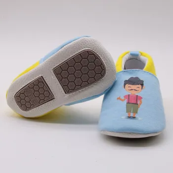 

Baby Kids First Walkers Cotton Warm Shoes Cartoon Print Pattern Shoes Prewalkers 0-18M