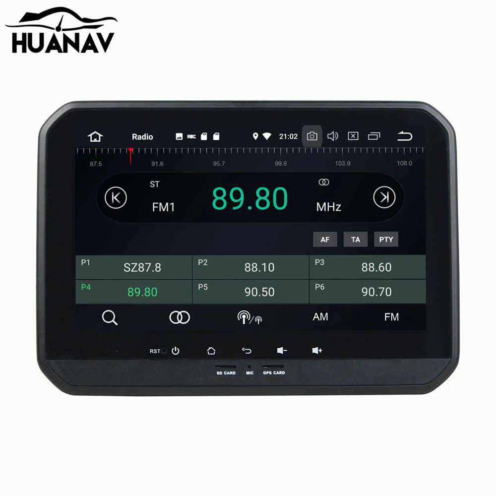 Huanva Android 8,0 32G автомобильный CD-плеер dvd-плеер gps навигации для suzuki ignis мультимедийный плеер магнитофон 8-ядерный навигатор Аудио