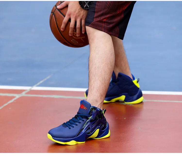Basket Homme Мужская Баскетбольная обувь, теплые кроссовки до щиколотки для мужчин, мужская спортивная обувь, Мужская дышащая обувь