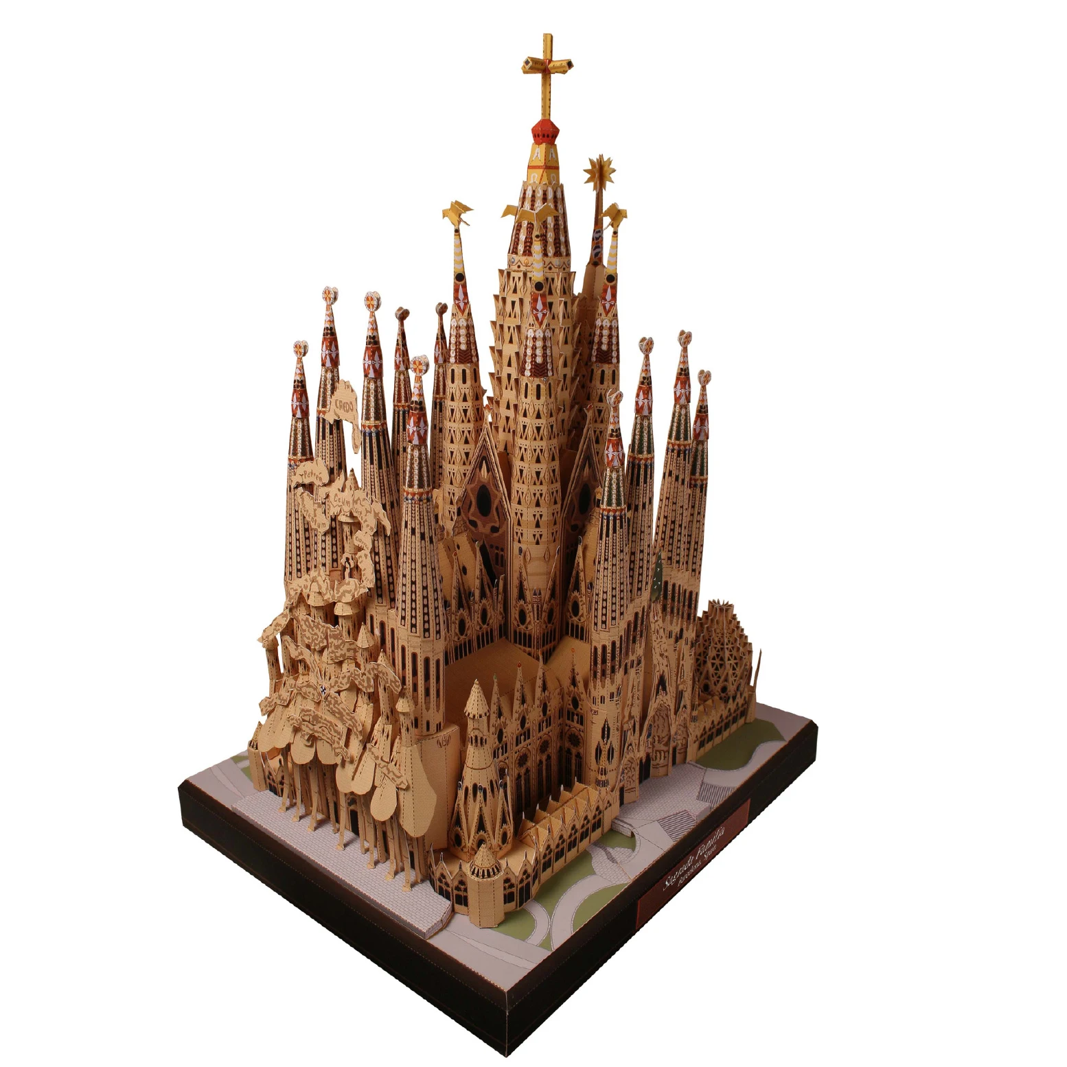 Бумажная модель DIY Sagrada Familia, Испания Ремесленная Бумажная модель архитектура 3D DIY обучающие игрушки ручной работы игра-головоломка для взрослых