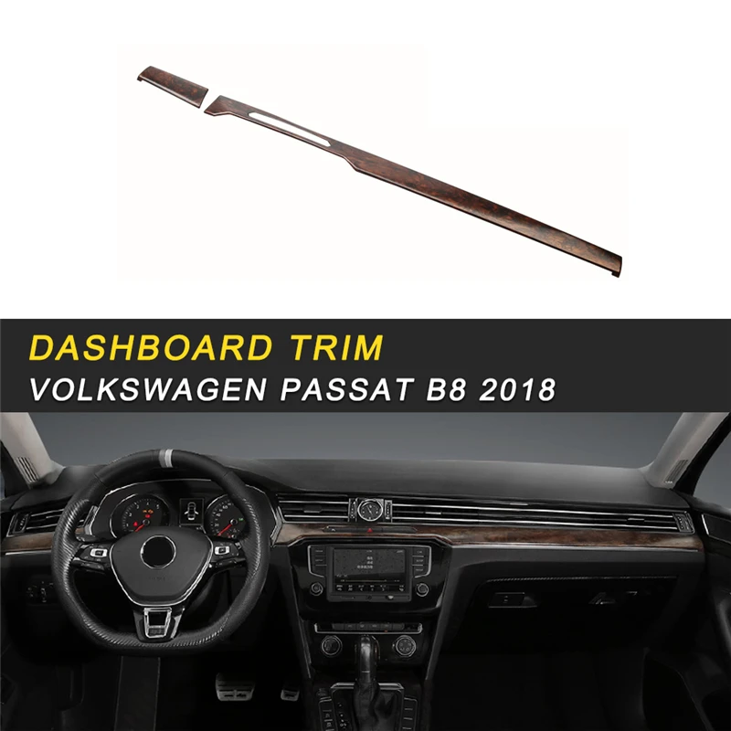 

Console Dashboard Panel Cover Trim Frame Sticker Interior Accessories For Volkswagen Passat B8 2018 Car Styling