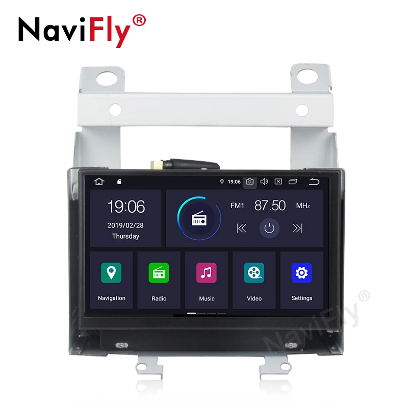 NaviFly 7 ''экран ips/DSP Android9.0 2Din автомобильный мультимедийный плеер для Land Rover freelander 2 2007-2012 Автомобильный gps навигатор