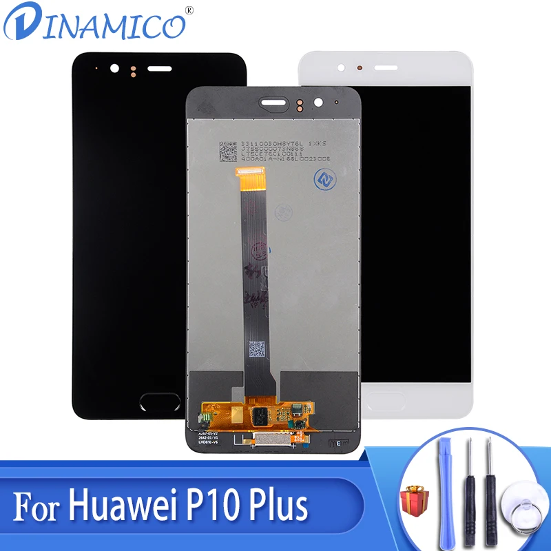 

Dinamico 5.5 Inch P10 Plus Display For Huawei P10 Plus Lcd Screen VKY AL00 Display Touch Digitizer Assembly With Fingerprint