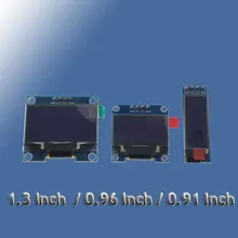 4pin белый желтый синий цвет 0,9" 128X32 OLED дисплей модуль 0,96/1,3 дюйма 128X64 для Arduino 0,96" IIC IEC SPI связь