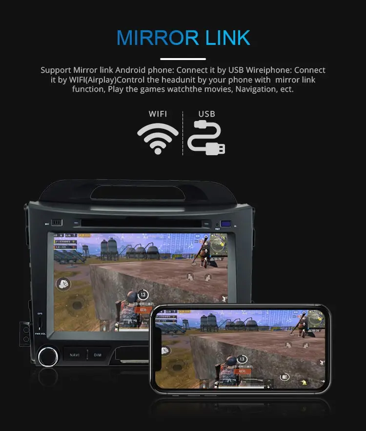 Cheap JDASTON Android 9.0 Car Multimedia Player For Kia Sportage 2010 2011 2012 2013 2014 2015 Octa Core 4G+64G Radio GPS Audio Stereo 8