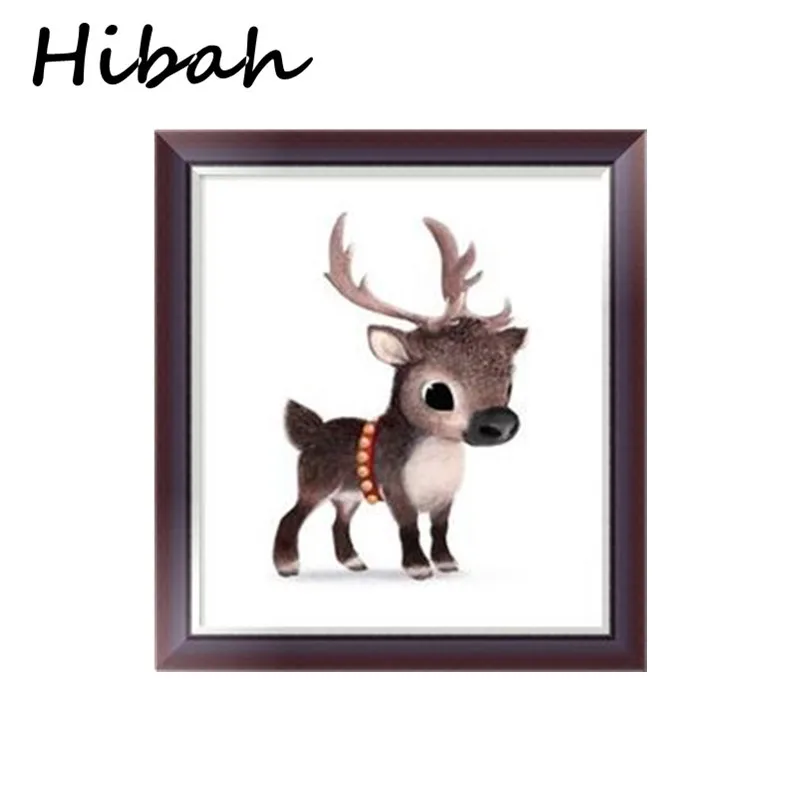 

Diamond Embroidery 5D DIY Diamond Drawing Cartoon Cute Deer Resin Round Diamond Cross Rhinestone Mosaic