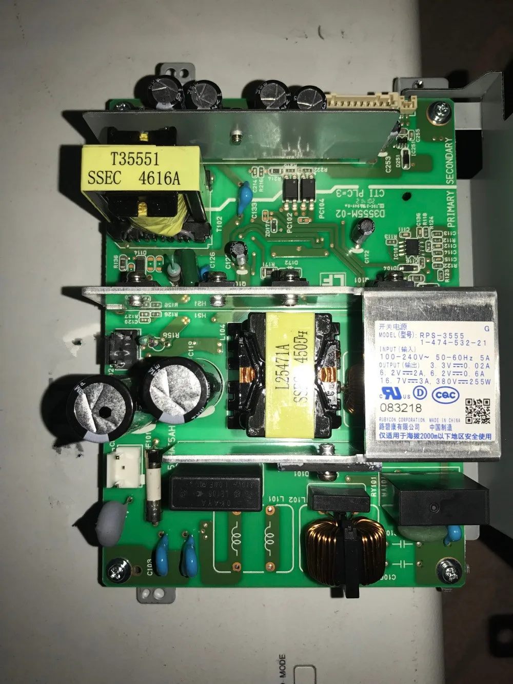 цены RPS-3555 1-474-532-21 For Sony projector power board