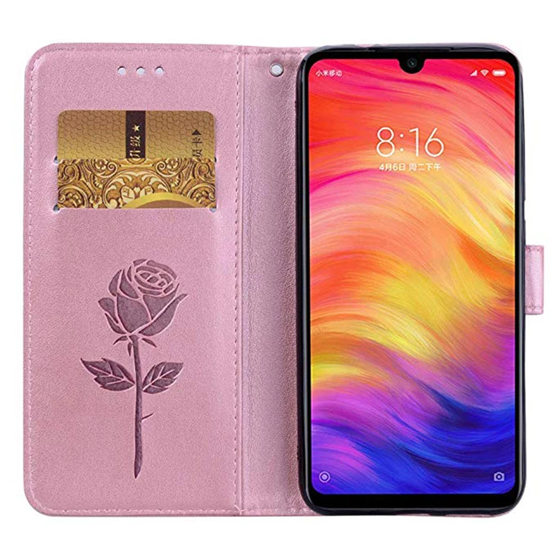 Чехол для Xiaomi Redmi Note 7 на 6A A6 кожаный чехол книжка ksiomi xiomi xiaomei 6 6Pro Note7