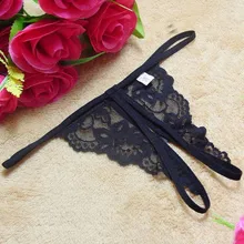 Сексуальные кружевные трусики танга женские трусики горячие эротические открытые промежности с вырезами нижнее белье стринги с бантиками женские трусики