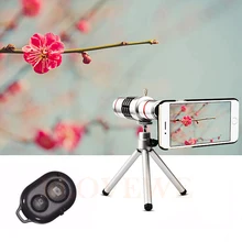 HD телефон Оптические стёкла комплект 18x зум телескоп телеобъектив для Samsung S3 S4 S5 S6 S7 Edge Plus Чехол штатив bluetooth пульт дистанционного управления