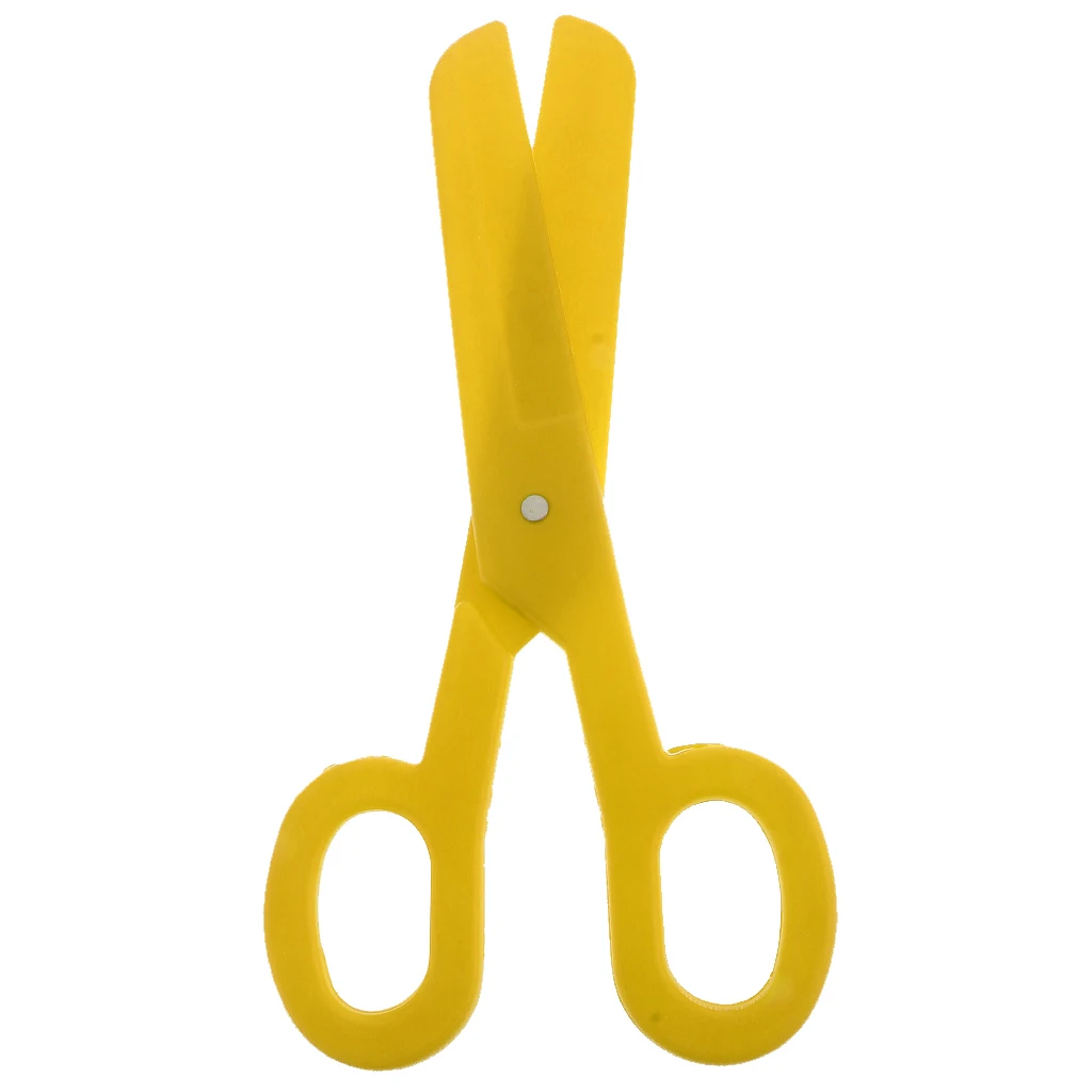 Funny Large Plastic Scissor Comedy Clown Fancy Dress Halloween Party Costume Prop, Yellow/Blue/Green/Red