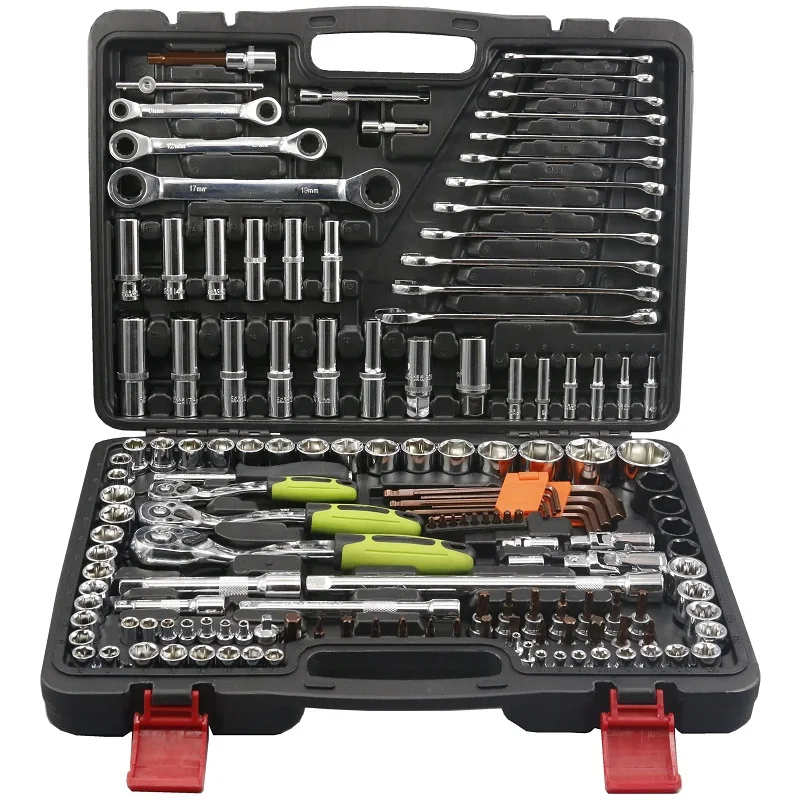 Herramienta de reparación de automóviles 24 Prestwick - Car Repair Tool Sets Professional 151pcs Wrench AnD Sleeve Sets