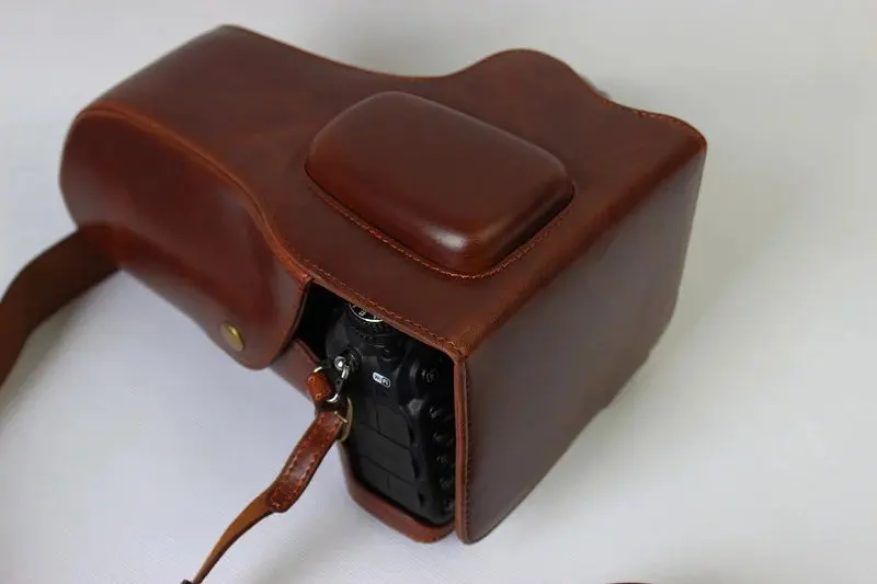 travel case for camera New Luxury PU Leather Camera Case for Nikon P900 P900S Digital camera Bag Cover with Strap +Mini Battery case camera bags for women
