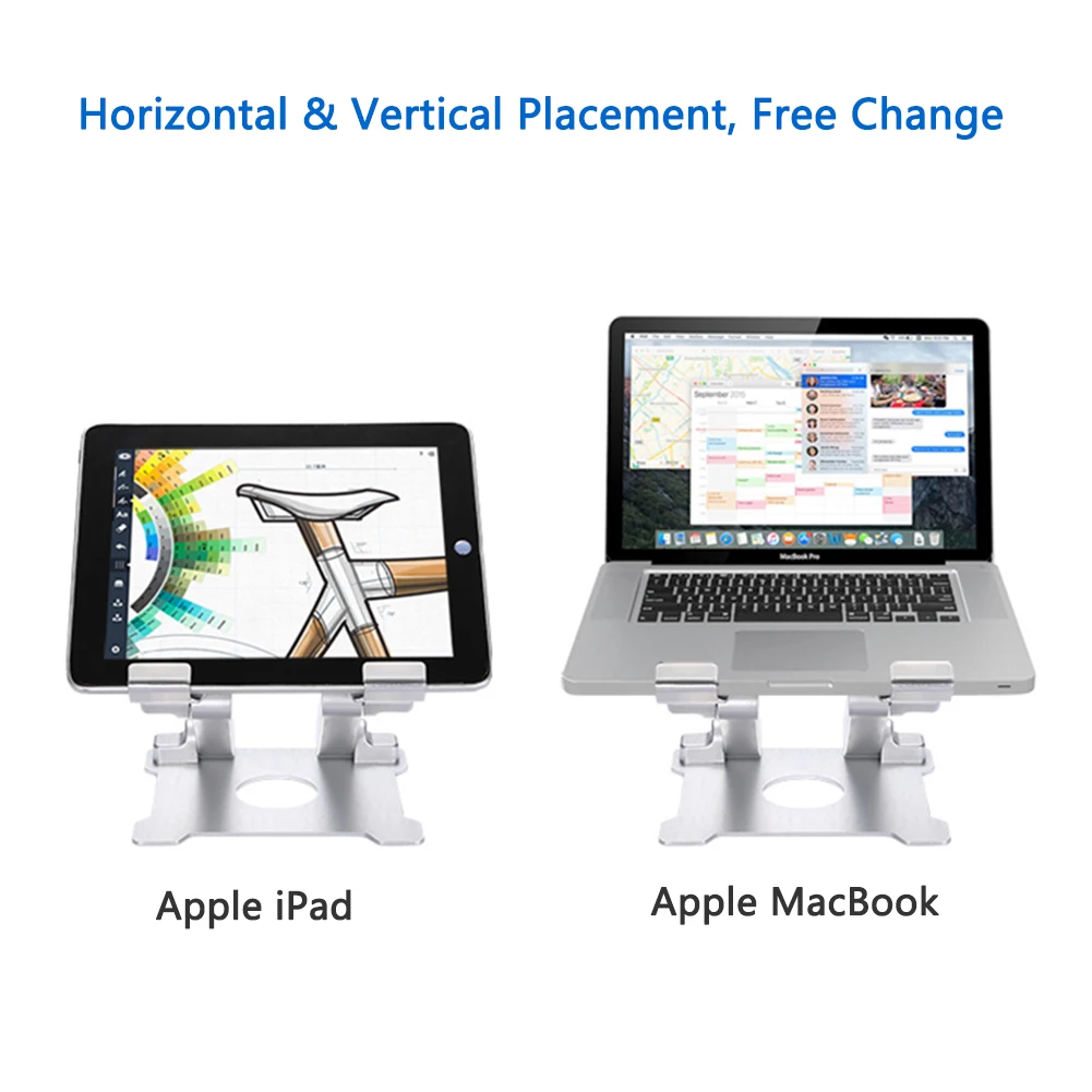 T27 планшета стенд кронштейн 12,9 дюймов Алюминий сплав Тетрадь компьютер подемный держатель для MacBook IPad Air IPad мини-ноутбук