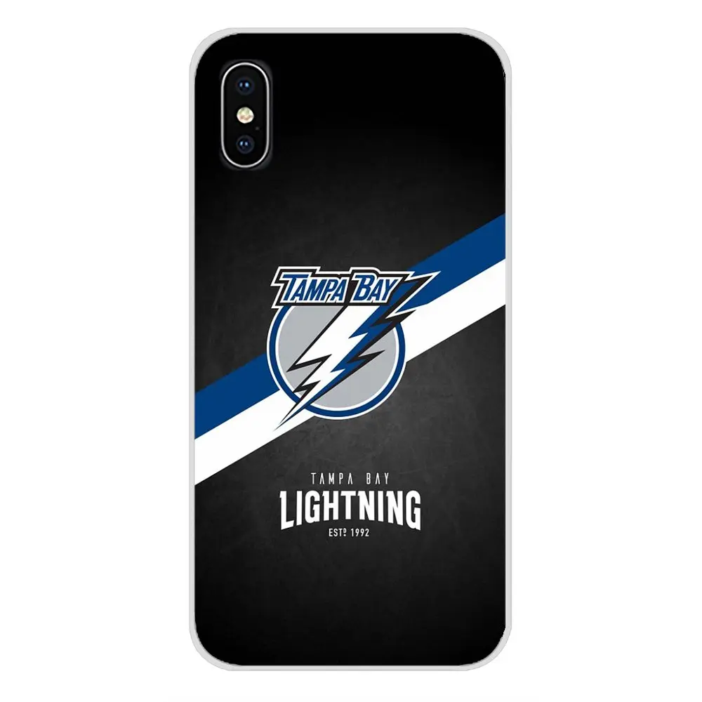 Аксессуары для телефонов Tampa Bay Lightnings чехлы Apple iPhone X XR XS MAX 4 4S 5 5S 5C SE 6 6S 7 8 Plus ipod touch