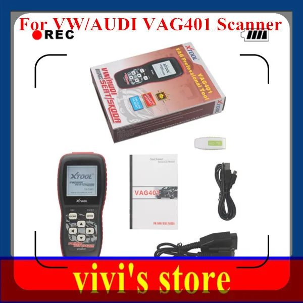Best quality VAG401 Vag 401 for VW/AUDI/SEAT/SKODA OBD2 Code Scanner Professional Diagnostic Scan Tool vag scanner Fast Express |