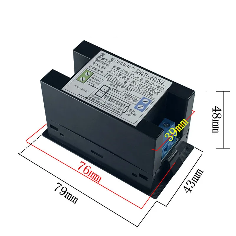 D69-2058 а  ,    ļ ,  г °, LCD VOLT AMP