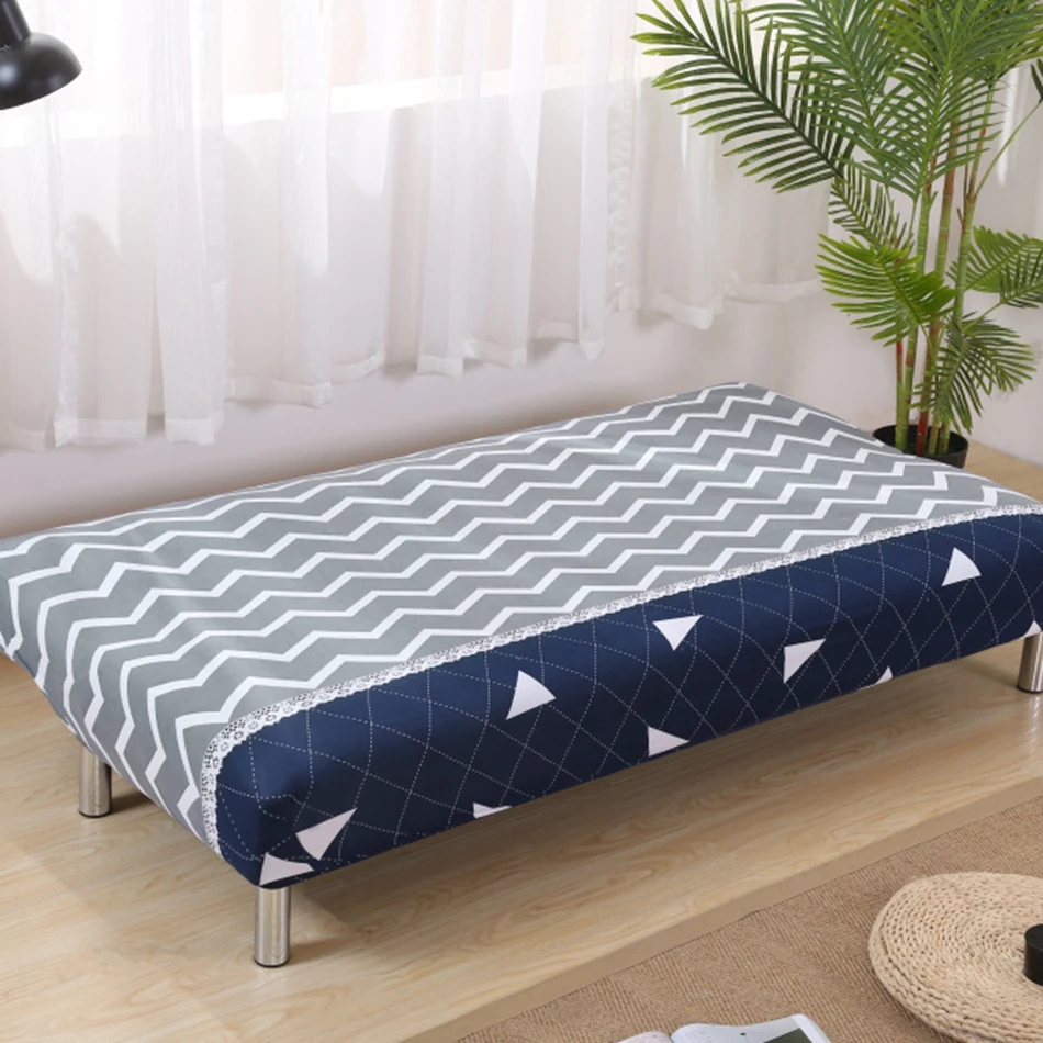 Полосы диван-кровать Чехлы для гостиной многоразмерные украшения дома безрукавные Чехлы для кресел универсальные полосатые чехлы