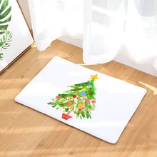 Рождественский Коврик противоскользящий толщиной пол ковры танцевальный клуб Красота водопоглощение пол коврик Рождественский подарок ковер для дома