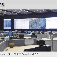 Авиационный центр управления 16x4 ЖК 55 дюймов панель 0 мм Рамка сращенный SAMSUNG экран 46 дюймов ЖК-монитор видеостена с контроллером