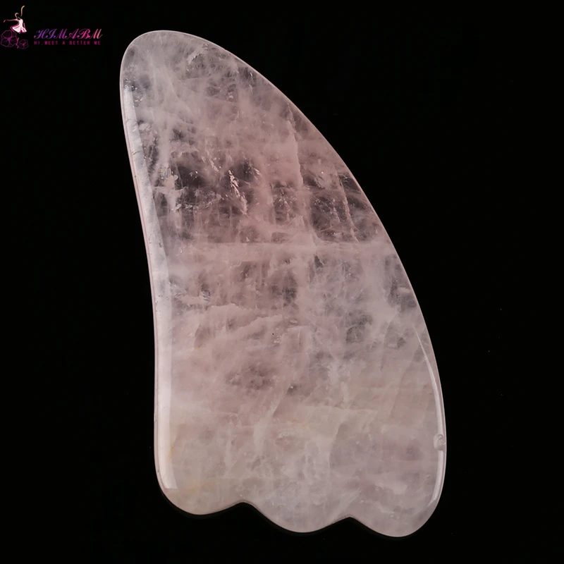 1 Pcs natural rose quartz guasha board massage tool facial treatment scraping tool for body health care 1 Pcs natural rose quartz guasha board massage tool facial treatment scraping tool for body health care